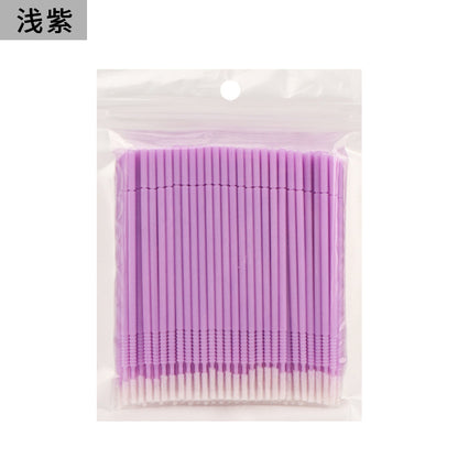 New wholesale long head cotton swab eyelash tattoo nail cleaning cotton swab eyelash disposable long thread cotton swab