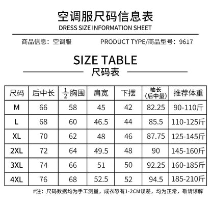 New Fan Sun Protection Clothing, Heatstroke Prevention Outdoor Work Clothes, Refrigeration Fishing Clothing for Men and Women with Fans to Cool down