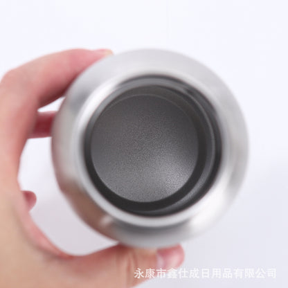 Cross-border factory direct sales 304 stainless steel American thermos portable single and double layer outdoor mountaineering water bottle