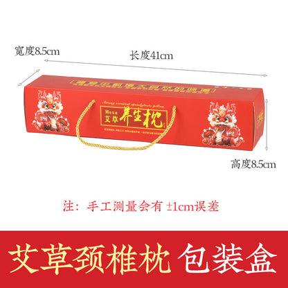 Mugwort Cervical Spine Pillow Mat Cylindrical Pillow Pure Mugwort Household Cervical Spine Cylindrical Candy Mugwort Pillow Manufacturer Wholesale