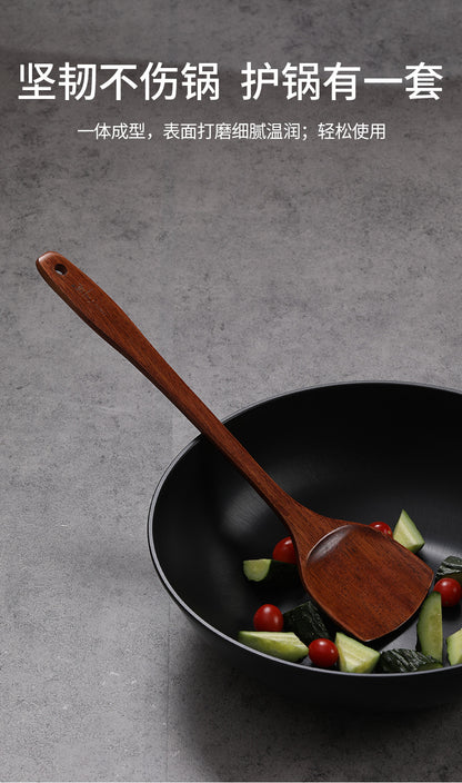 Non-Stick Pan Special Spatula for Cooking, Household Spatula, Wooden Spatula, Wooden Spoon, Rice Spoon, Wooden Spatula, Kitchen Utensils Spatula