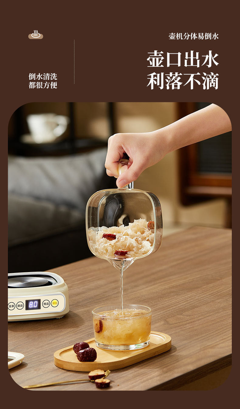 Health Pot Multi-functional New Household Glass Kettle Small Office Tea Maker Dormitory Flower Tea Pot Gift