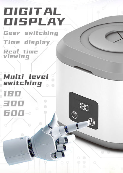 Cross-Border Amazon Ultrasonic Denture Cleaning Machine Uv Ultraviolet Ultrasonic Cleaning Machine Household Jewelry Braces