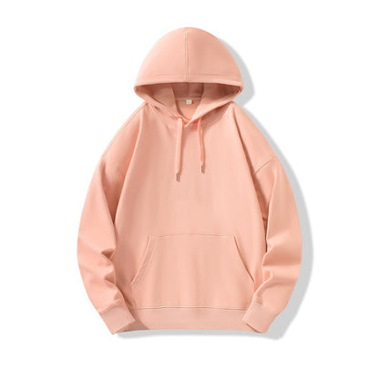 Hooded Sweater | Non-Deformable Pure Cotton Sweater Xinjiang Cotton Shoulder Pullover Autumn and Winter Solid Color ins Street Tide Hoodie