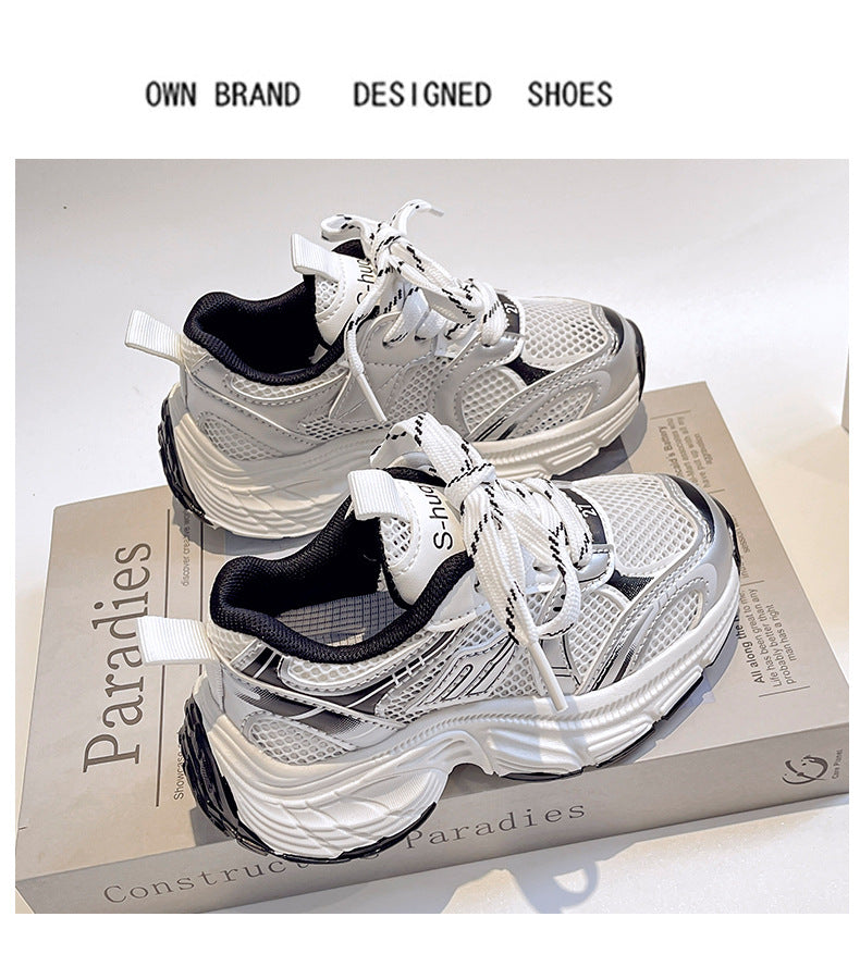 Children's sneaker 2025 New Spring and Autumn Men's Shoes Girls' Torre Shoes Spring and Autumn Big Children's Shoes Baby Fashion