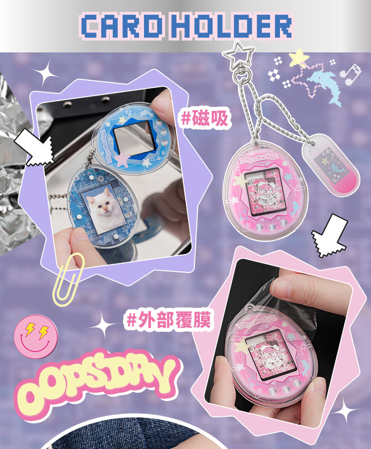 OOPSDAY Rest Day Tamagotchi Inch Photo Card Set American Vintage Hanging Star Chaser Mini Card Set