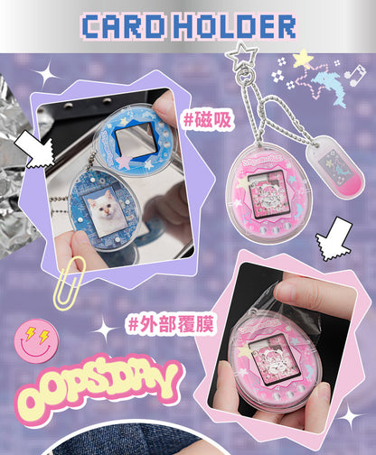 OOPSDAY Rest Day Tamagotchi Inch Photo Card Set American Vintage Hanging Star Chaser Mini Card Set