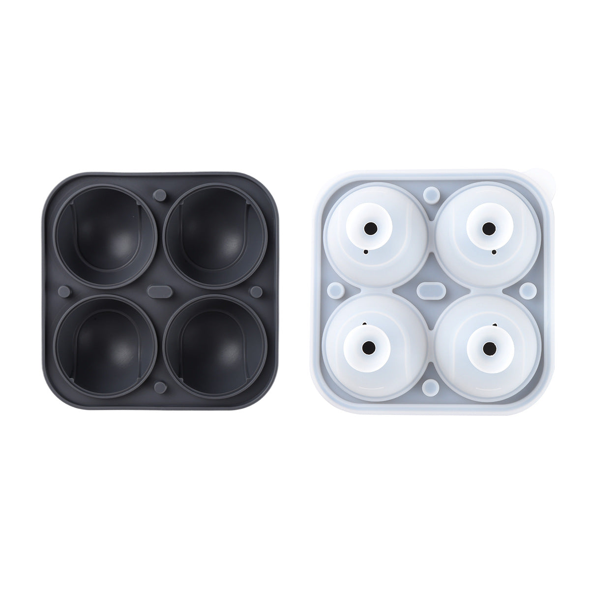 Food Grade Large Ice Hockey Mold Ice Artifact Whiskey Household Frozen Ice Block Spherical Large Silicone Round Ice Pot