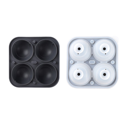 Food Grade Large Ice Hockey Mold Ice Artifact Whiskey Household Frozen Ice Block Spherical Large Silicone Round Ice Pot