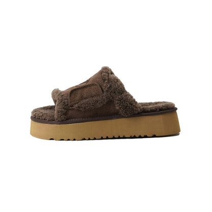 【Thick-Soled Fur Slippers】Wd24Xz663