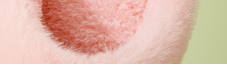 Cold-Proof Cotton Slippers for Women, Autumn and Winter Indoor Home Non-Slip Couple's Thick-Soled Furry Slippers for Men, Winter Home Use