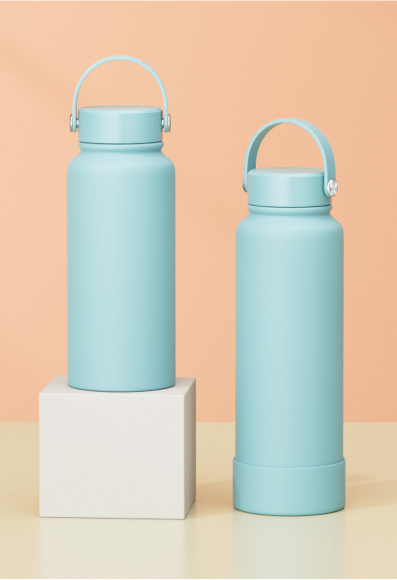 Space Kettle Thermos Cup with Large Capacity, Customizable Pattern and Logo, Stainless Steel Sports Portable Water Bottle Wholesale