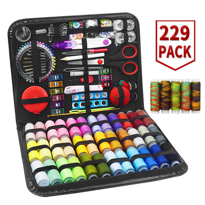 Cross-Border Portable Sewing Kit 226-Piece Set Household Sewing Tools Sewing Box Set Sewing Tools