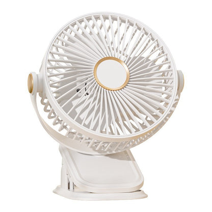 Cross-border Applicable Gift USB Charging Clip Fan Home Dormitory Office Desk Desktop Bedroom Long Endurance