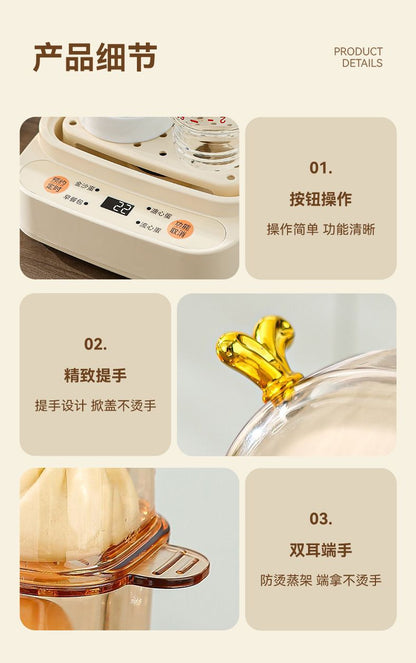 Egg steamer 2024 new can be scheduled to time a person egg cooker automatic power-off household mini small smart