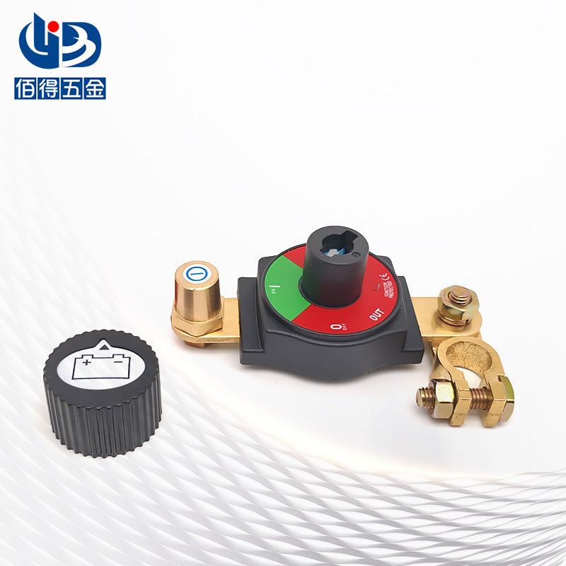 New Detachable Knob Power-Off Switch with Adjustable Angle 12V24V Car and Truck Anti-Leakage Power Supply Main Switch