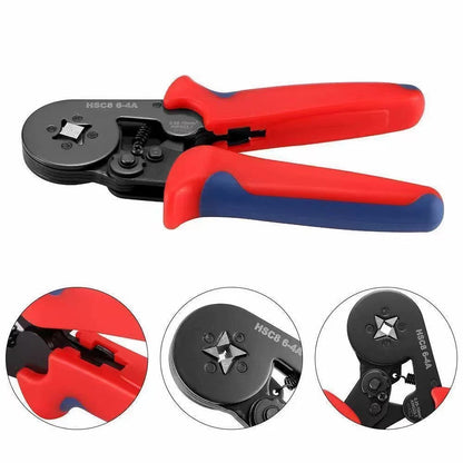 Quadrilateral Pliers Tube Type Pier Crimping Pliers Hsc8 6-4 Pin Type Terminal Crimping Cold-Pressed Terminal Crimping Pliers