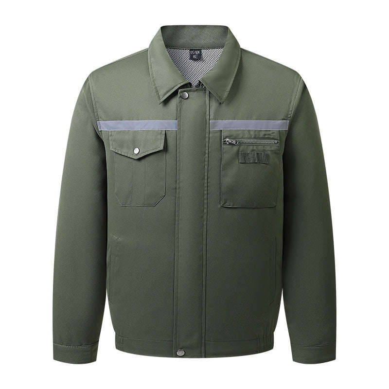 Summer Air Conditioning Clothing Clothes with Three Fans Heatstroke Prevention and Cooling Work Clothing for Men's Construction Site Heatstroke Prevention and Refrigeration Labor Protection Clothing