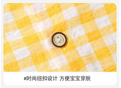 Boys and Girls Cloud Cotton Home Clothes Set Summer Cardigan Cartoon Kidsren's Pajamas Tops Pants Spring & Fall Two-Piece Set