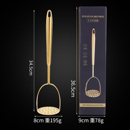 Stainless steel sweet potato masher household potato press kitchen tool manual multi-function masher potato press