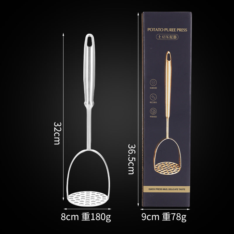 Stainless steel sweet potato masher household potato press kitchen tool manual multi-function masher potato press