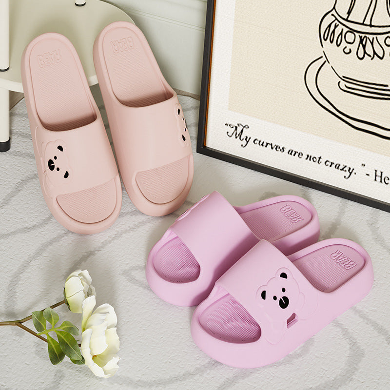 Eva Slippers Women's Summer New Style Wearing Indoor Home Bathing and Shit Feeling Sandals and Slippers Women's Summer Household