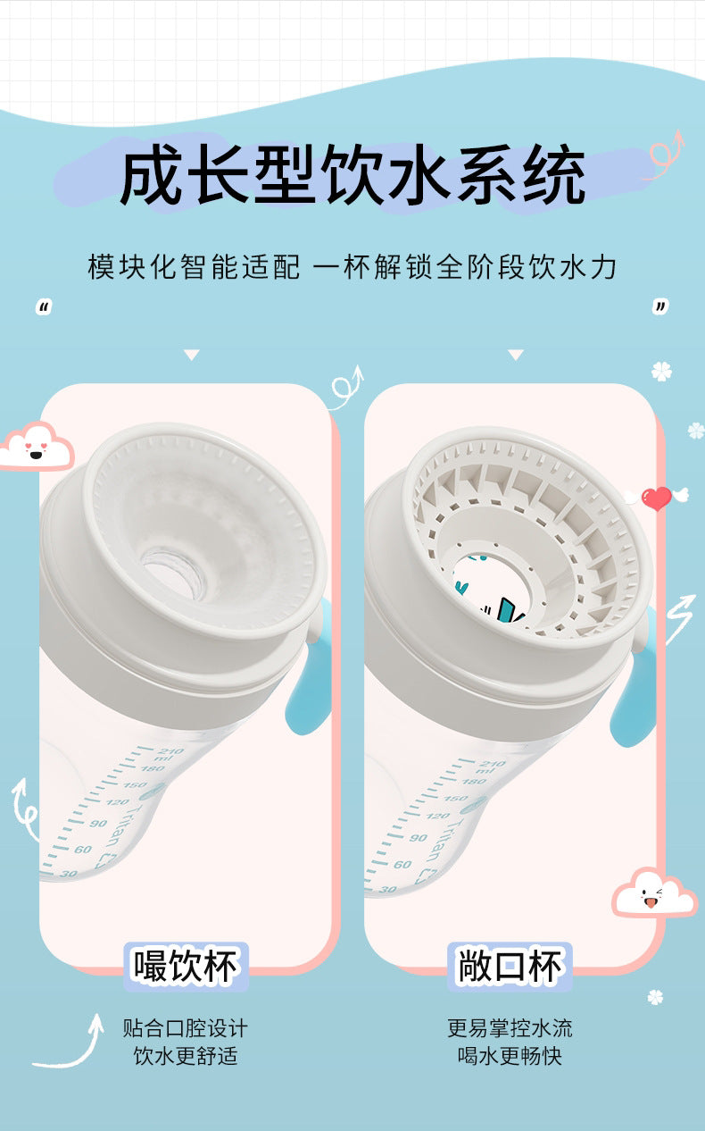 Baby music source factory wholesale custom sip cup baby sip drinking cup children's cup lip control learning cup