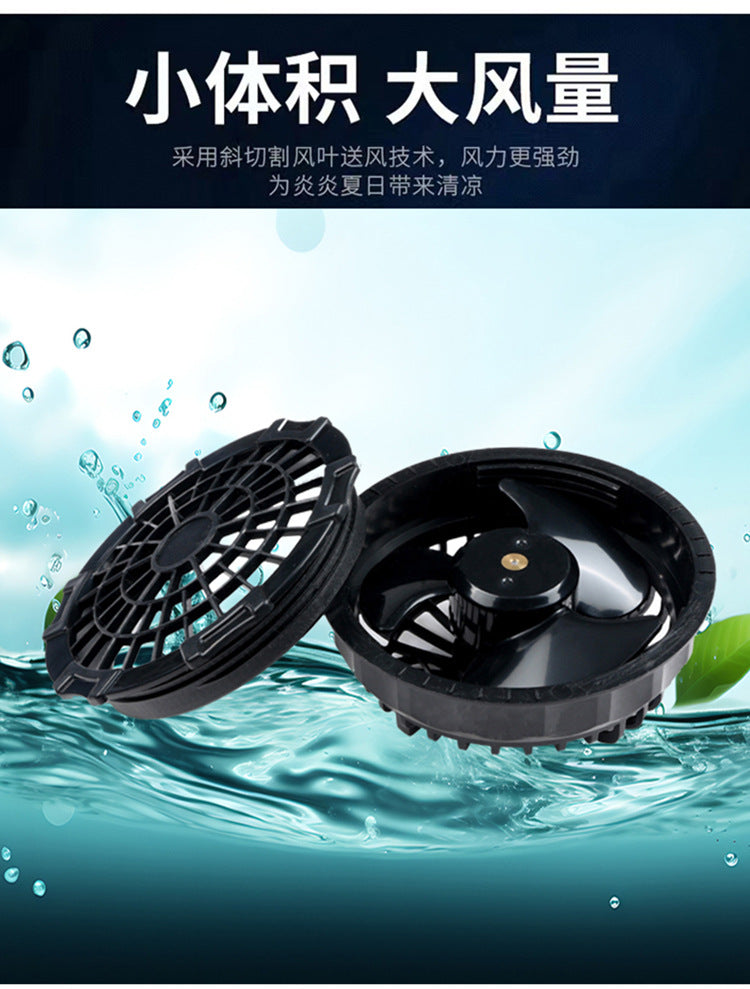 Wholesale air conditioning clothing sleeveless summer heatstroke prevention and cooling clothing with fan construction site labor protection clothing cross-border Japanese and Korean explosions