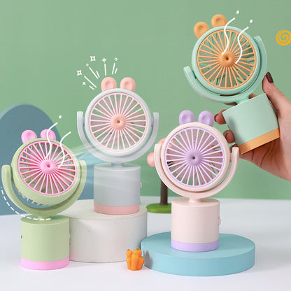 New cross-border foreign trade handheld fan portable summer usb fan dormitory desktop mini fan