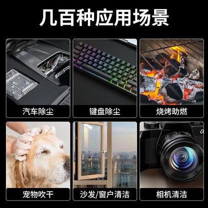 Cross-Border Violent Fan-Style Popular Internet Celebrity Hair Dryer, Turbine High-Speed Handheld Ducted Powerful Hair Dryer for Outdoor Use