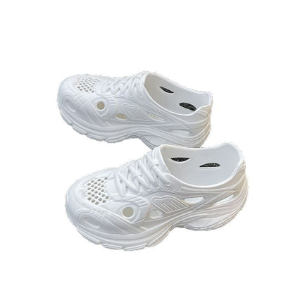 New Style Eva Thickened 5cm Height-Increasing Soft Sole Comfortable Versatile Dad Shoes Outdoor Closed-Toe Sandals for Couples