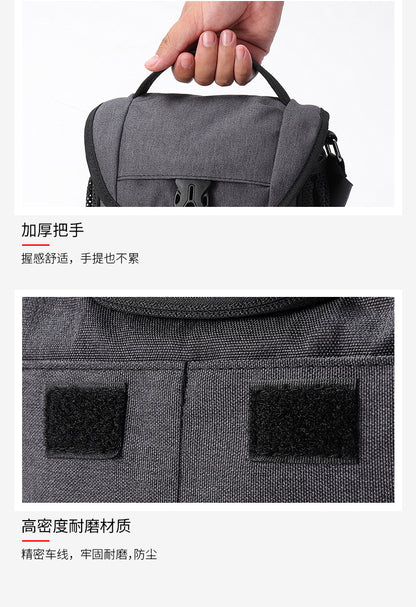 New Photography Mirrorless Bag Slr Camera Bag Shoulder Bag Storage Digital Bag Diagonal Stand-Alone Bag Lightweight Waterproof Bag