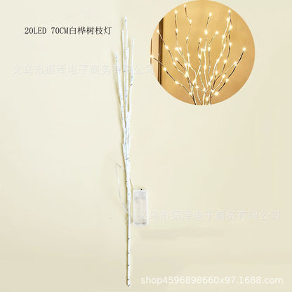 New 50LED branch modeling lamp simulation birch home party atmosphere decoration landscape luminous tree lamp