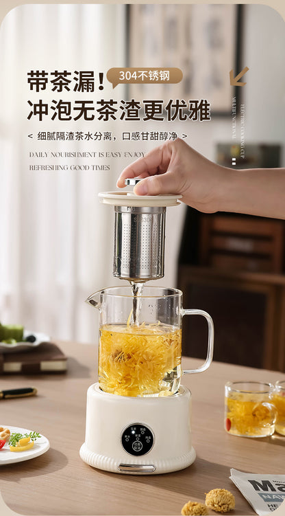 Factory Direct Sales Gift All-Glass Multi-Functional Home Small Office Mini Health Pot Health Cup Boiling Cup