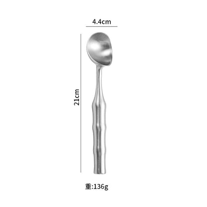 New 304 Stainless Steel Ice Cream Spoon Self-melting Ice Cream Spoon Digging Watermelon Fruit Ball Digger Eating Melon Artifact Spoon