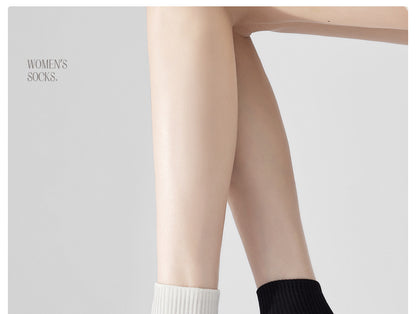 [New] 100 cotton socks for children in autumn cotton antibacterial deodorant small white boneless ladies socks