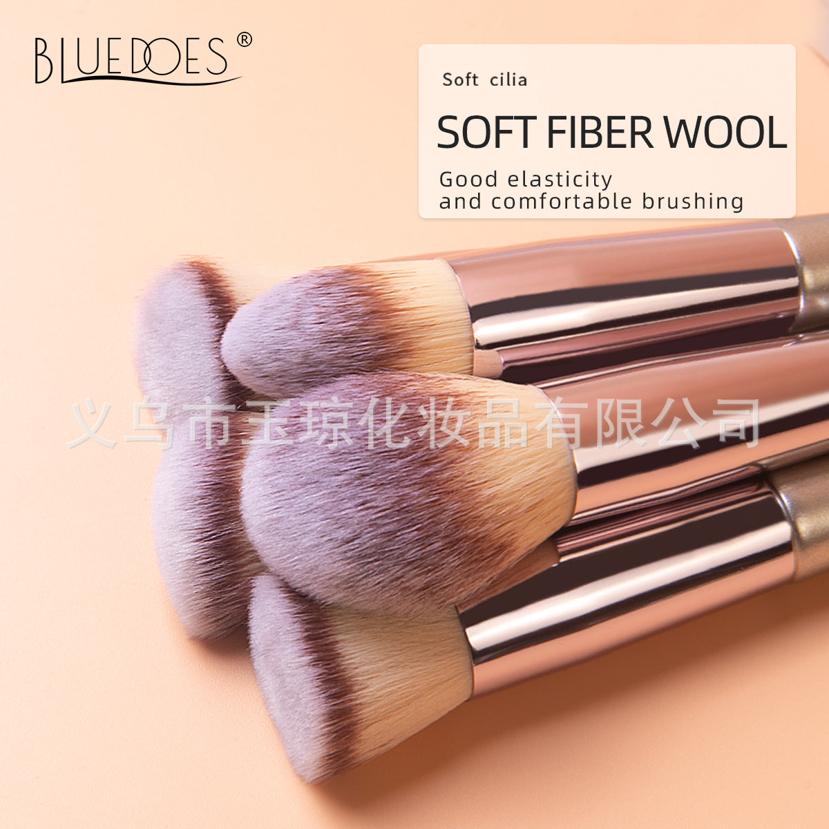 Cross-Border Popular Makeup Brushes 18 Pieces Champagne Color Wooden Handle Set Brushes Eye Shadow Brush Cosmetic Bag Beauty Tools Wholesale