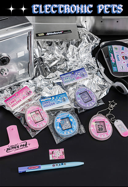 OOPSDAY Rest Day Tamagotchi Inch Photo Card Set American Vintage Hanging Star Chaser Mini Card Set