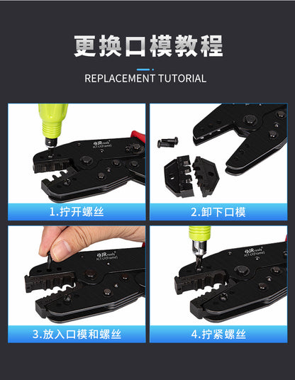 Jieruide Automotive Terminal Crimping Pliers Open Crimping Pliers Dechi Dt Wiring Harness Amp1.5 Plug Crimping Tool