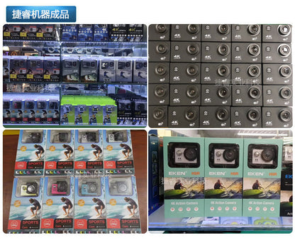 Foreign Trade Wholesale High-Definition Mini Waterproof Sports Camera Cycling Multi-Function Can Be Connected to Wifi with Remote Control Camera Anti-Shake