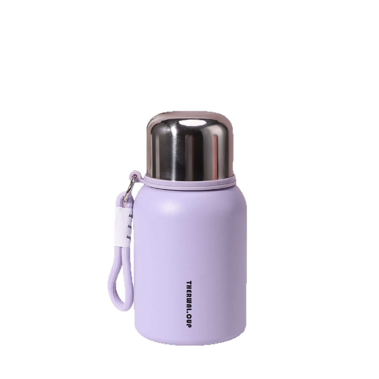 316 Stainless Steel All-Steel Lid Thermos Cup Mini Compact Flap Pocket Pants Cup High-Looking Portable Water Cup with Rope Customization