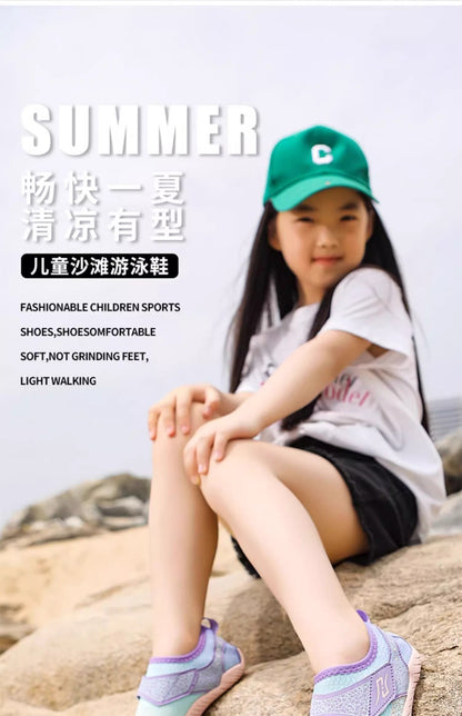 New beach shoes men's and women's anti-sand quick-drying sea-catching reef shoes seaside can be launched wading water-tracing non-slip fishing shoes