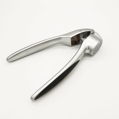 Manual Stainless Steel Zinc Alloy Garlic Press Household Kitchen Multi-Functional Garlic Press Thickeneded Clip and Pinch Garlic Press