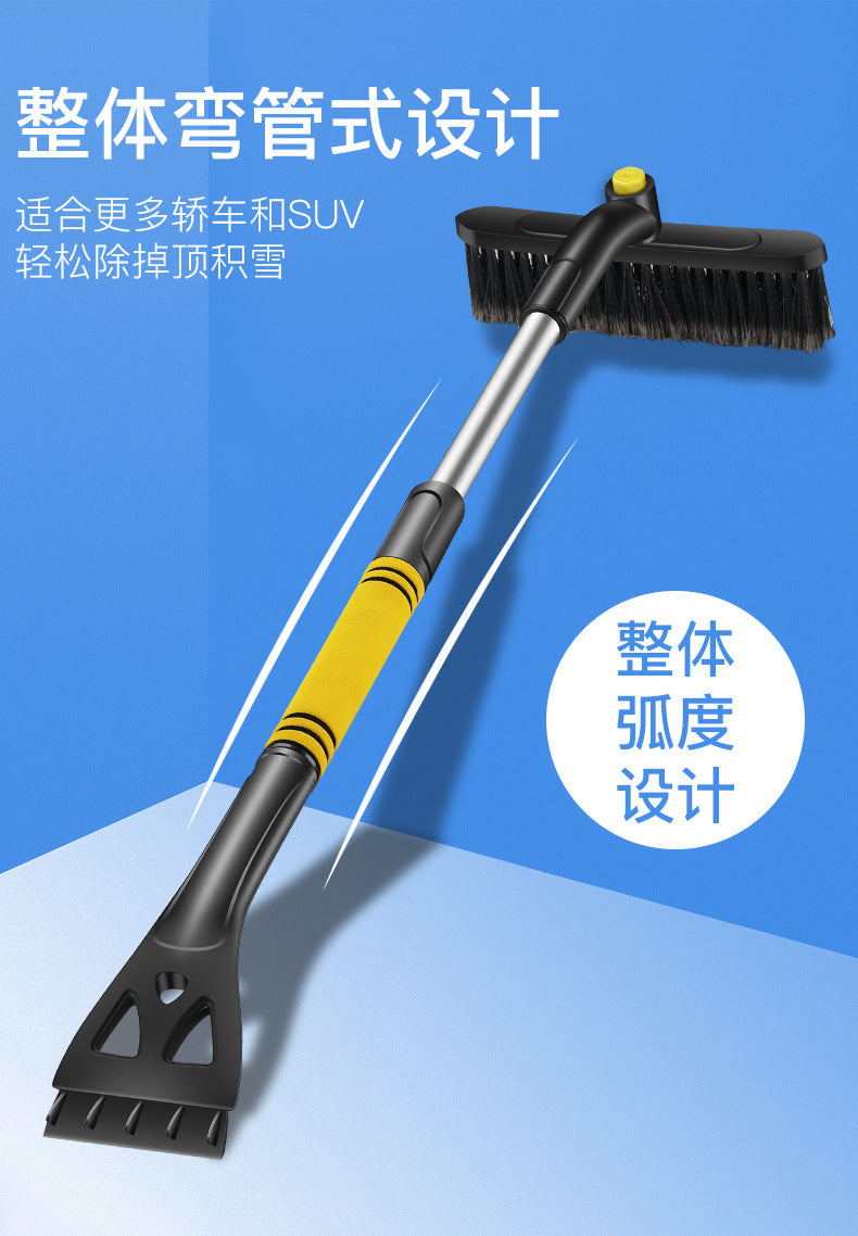 Car Snow Shovel, Three-In-One Telescopic Snow Shovel, Snow Brush for Car, Ice Scraper, Snow Scraper Board