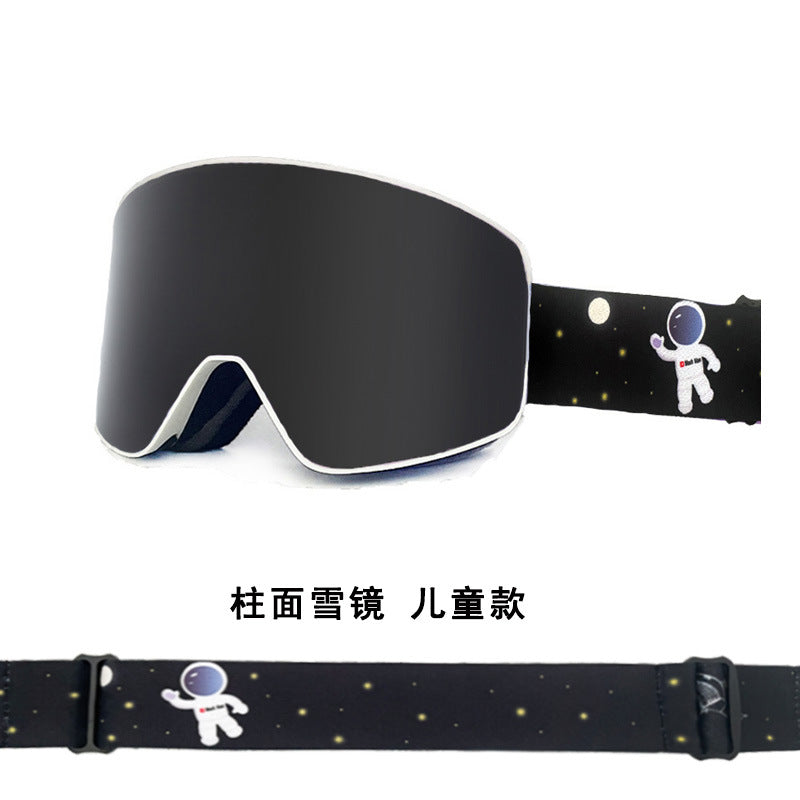 New in stock Magnetic Ski Glasses Double-layer Anti-fog Anti-snow Blindness Canker Myopia Ski Goggles Unisex Snow Goggles