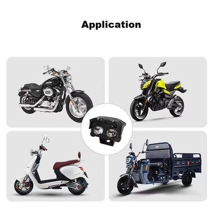 Electric car light super bright LED strong light motorcycle lens headlight shop street light tricycle battery car super bright spot light