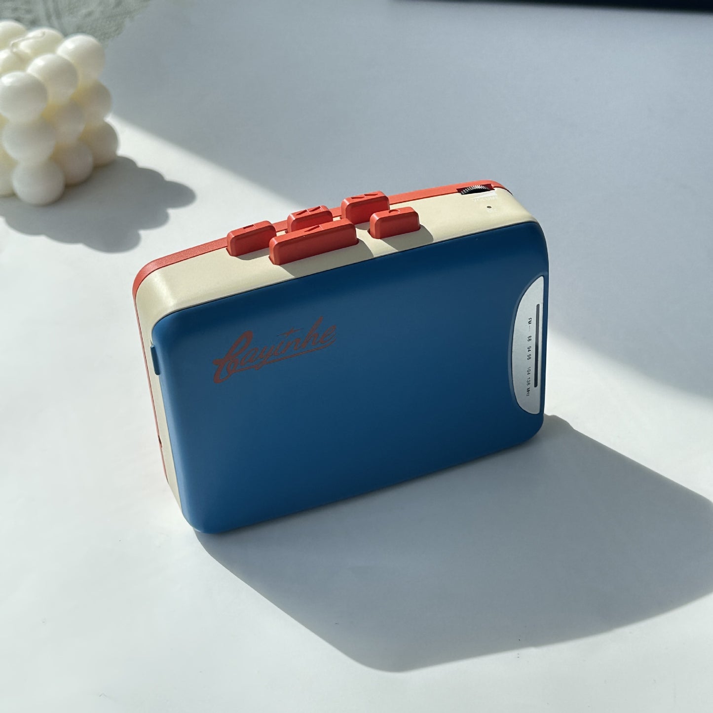 Bayin Box Cross-Border Transparent Retro Tape Player Recorder Walkman Headphone Player Tape Player Radio