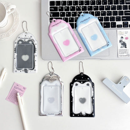 Original Blurry Animal 3inch Card Holder Pvc Card Holder Star Chasing Small Card Random Card Storage Card Bag Card Holder Protective Cover