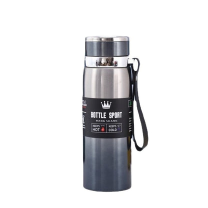 Large-Capacity Sling Pot 316 Stainless Steel Thermos Cup Outdoor Sports Rope Portable Travel Pot Car Water Cup