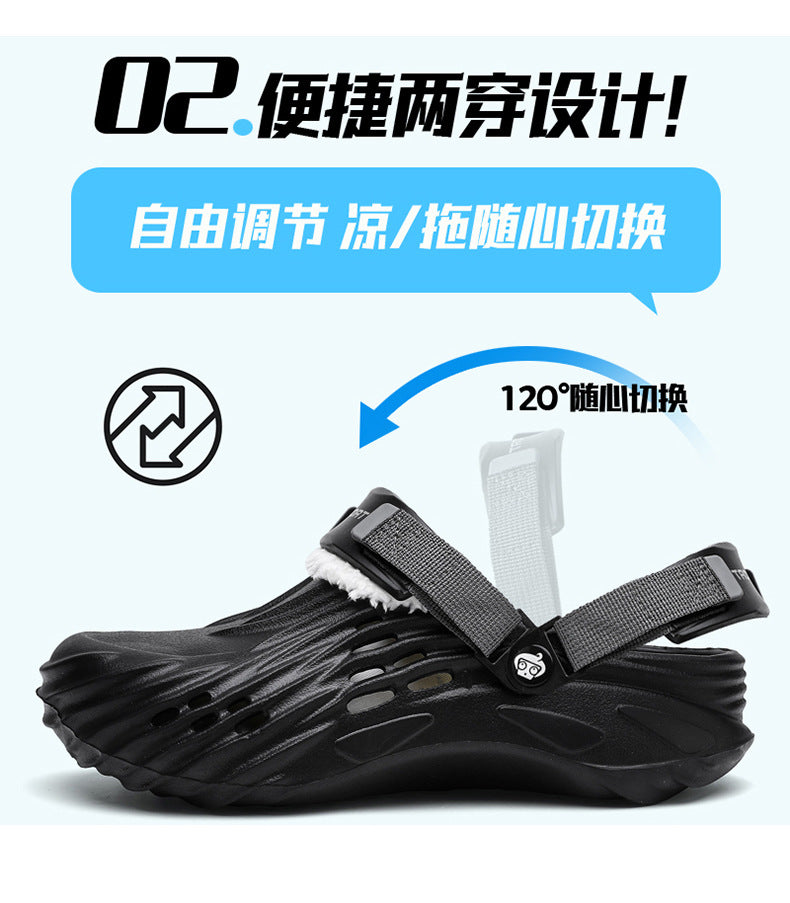 Cotton Slippers for Home, High-End Outer Wear, 2025 Winter New Cross-Border Cotton Shoes Manufacturer Wholesale Cotton Tow